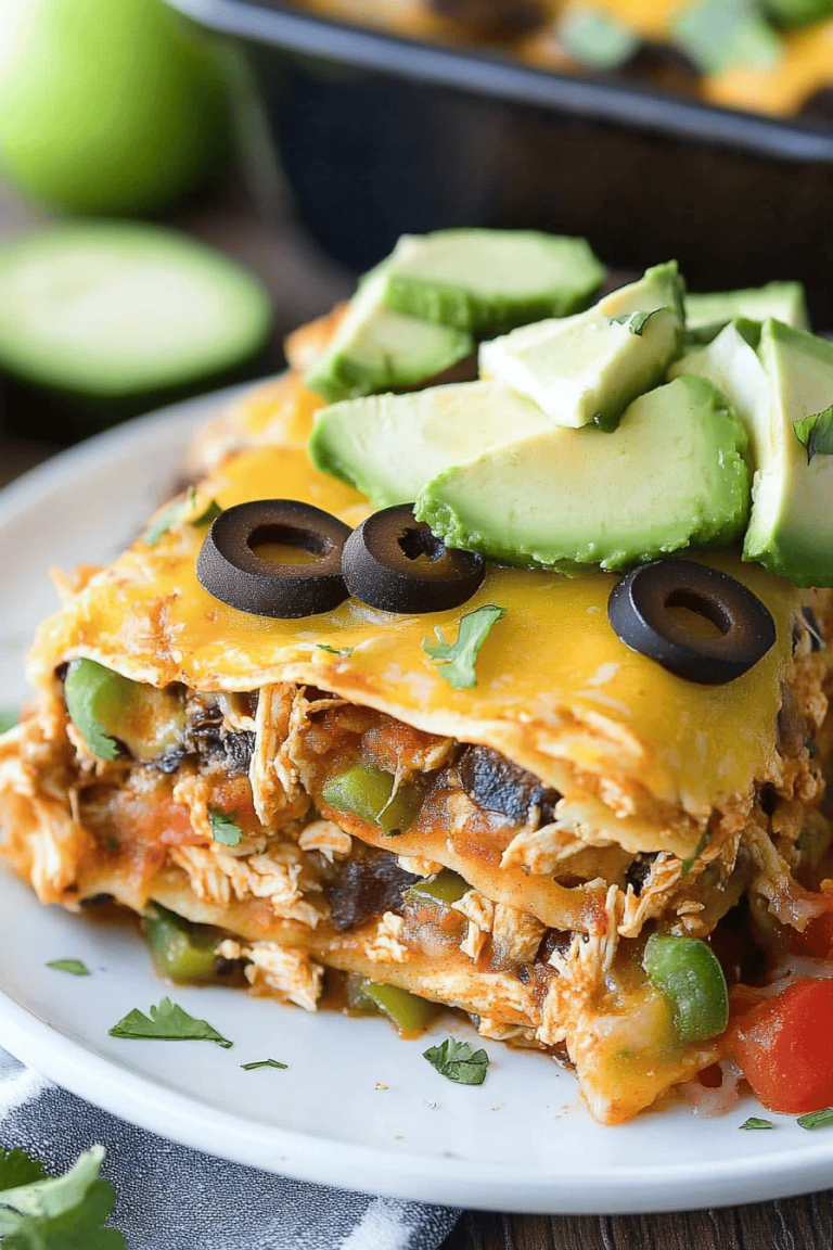 Beef Enchilada Casserole