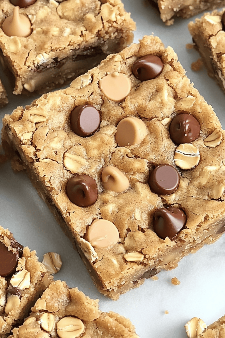 Oatmeal Chocolate Chip Bars
