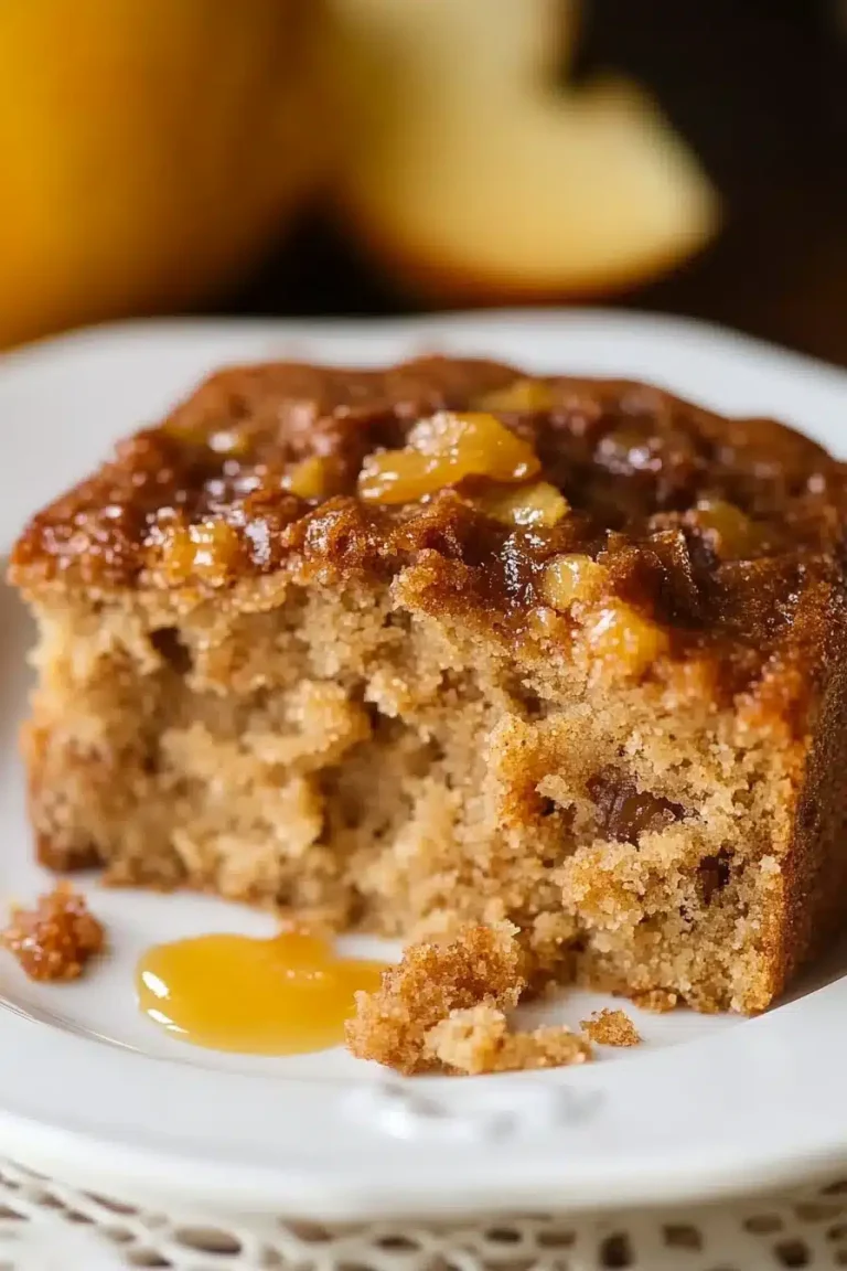 apple spice poke cake