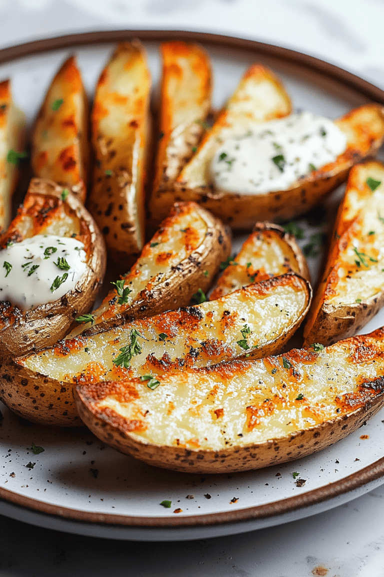 Crispy Potato Wedges Your Go To Snack