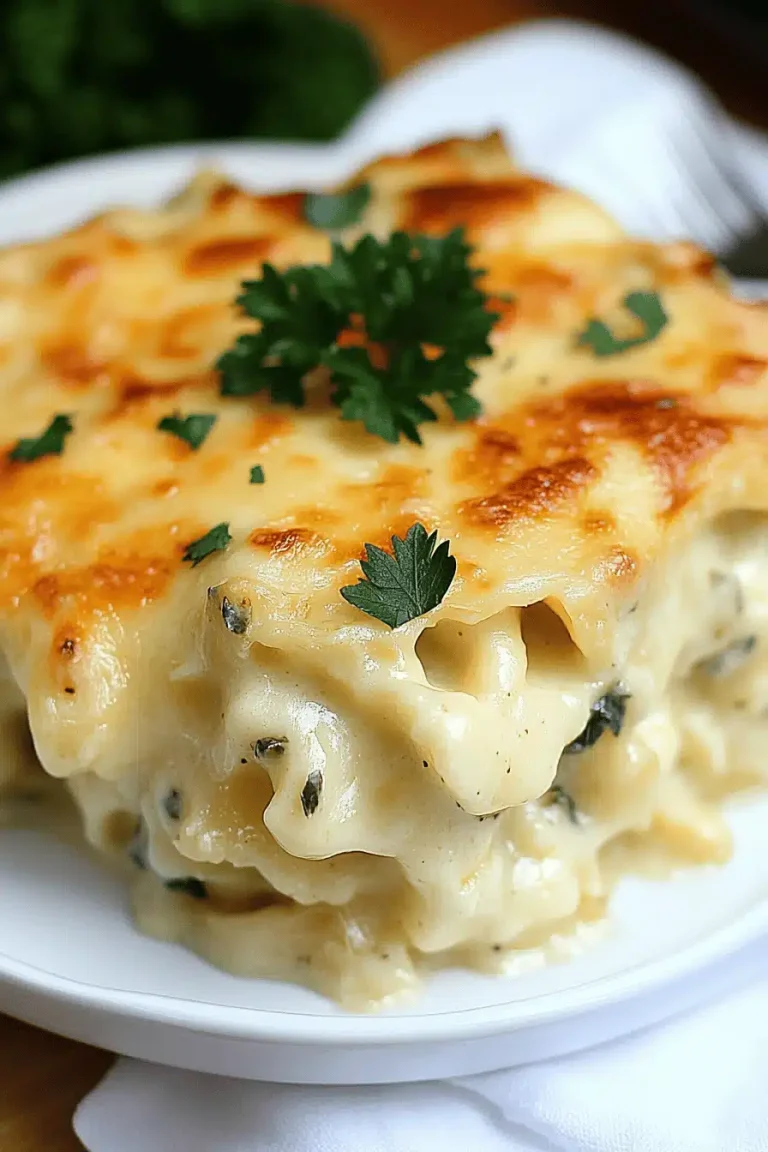 Cheesy Cauliflower Alfredo Bake