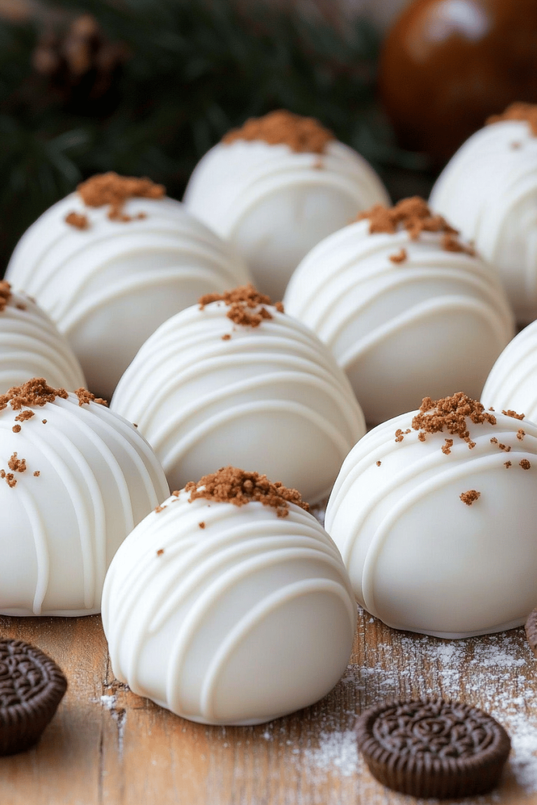 Eggnog truffles