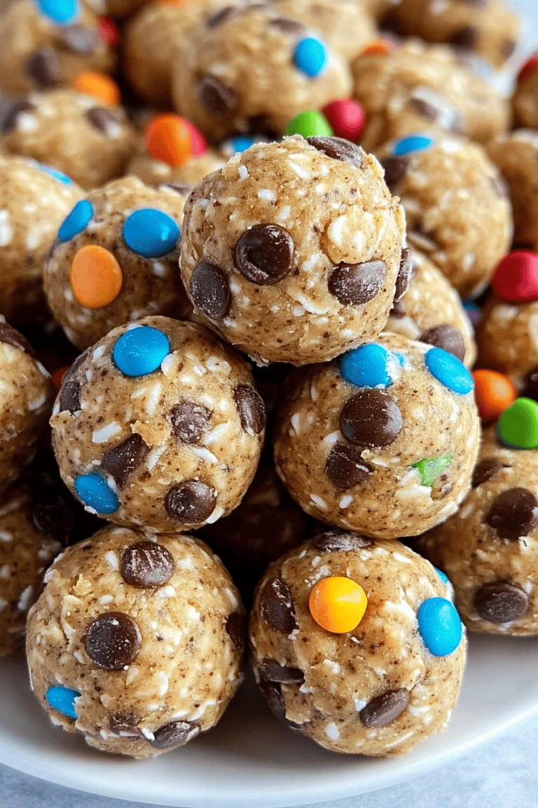 Monster Cookie Energy Balls