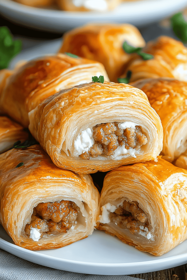 Sausage Cream Cheese Biscuits