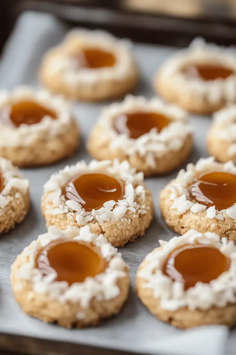 Coconut Thumbprint Cookies
