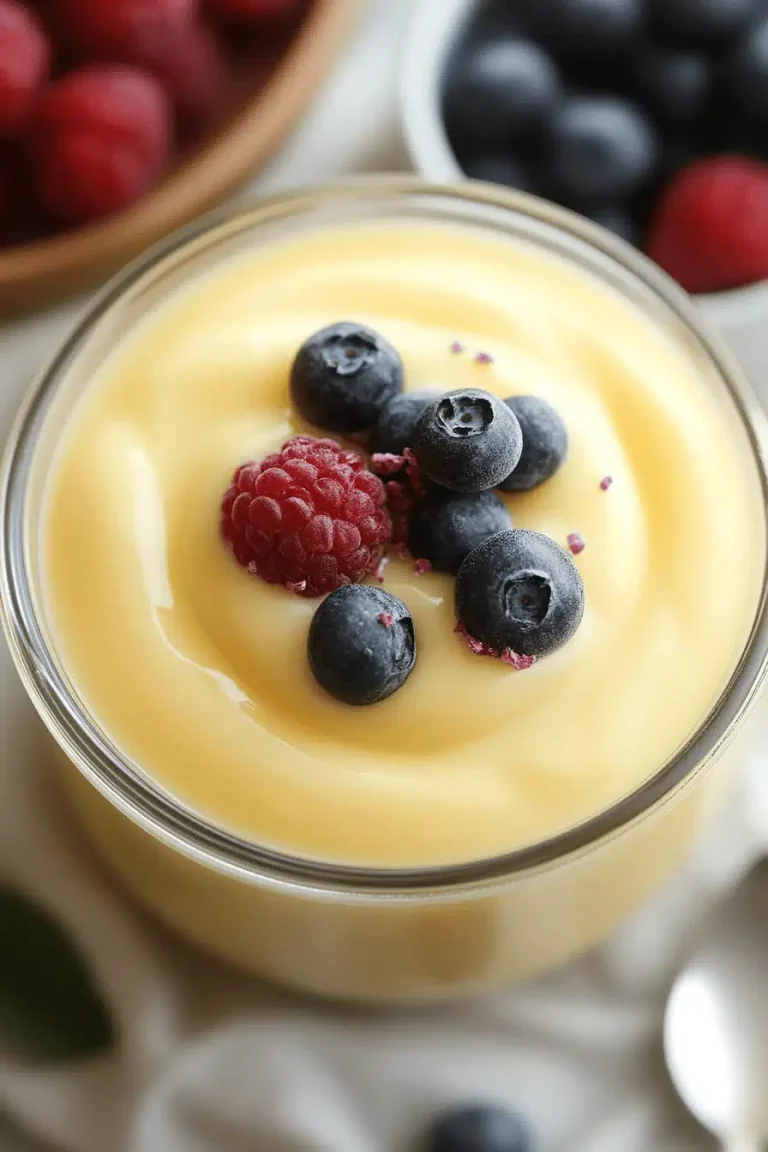 vanilla custard recipe