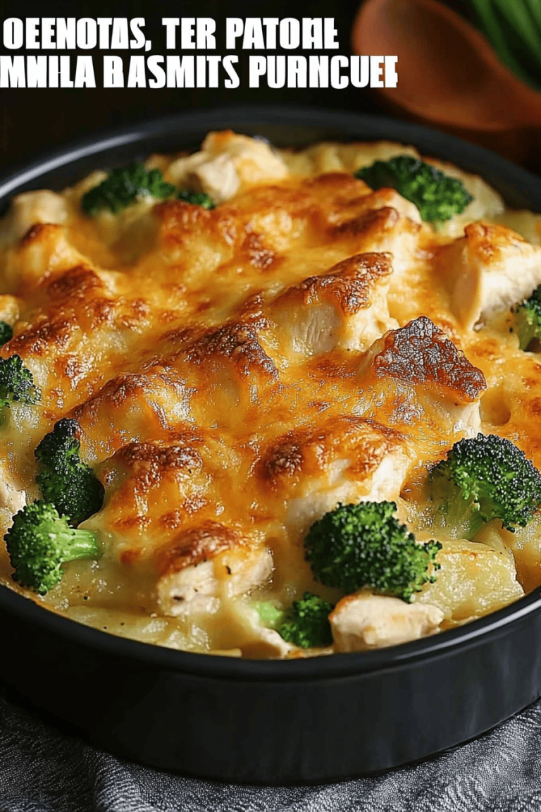 Baked Potato Chicken Broccoli Casserole