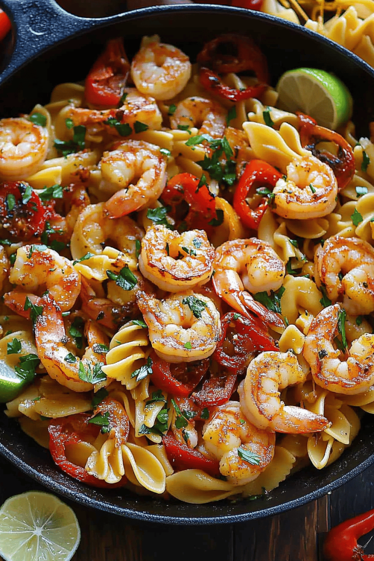 Lemon Shrimp Pasta