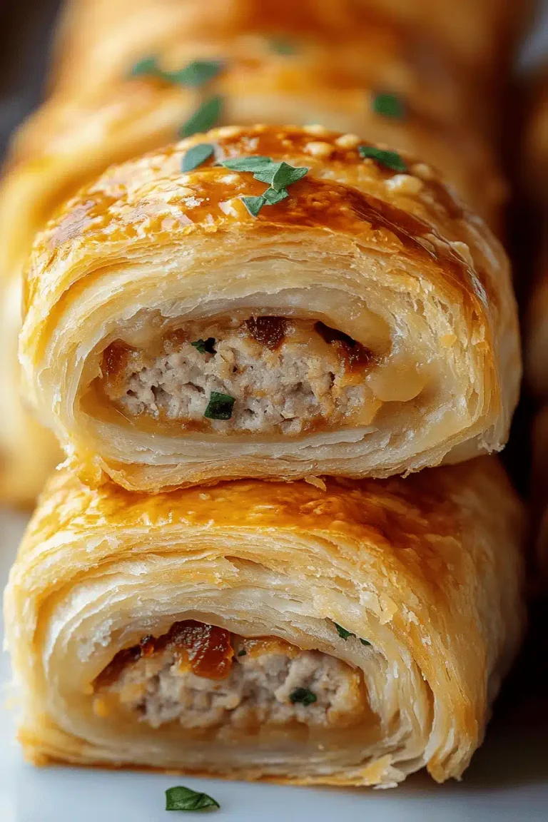 sausage rolls recipe