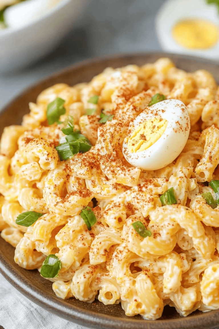 Deviled Egg Pasta Salad