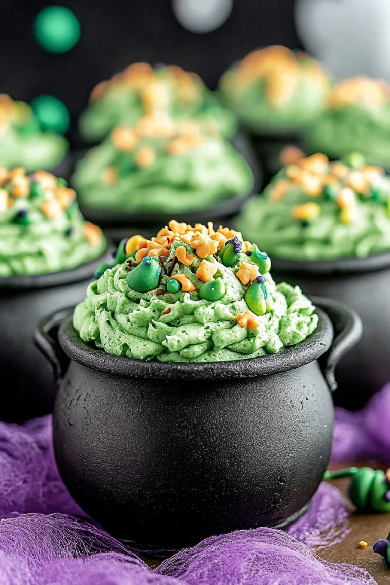 cauldron cupcakes