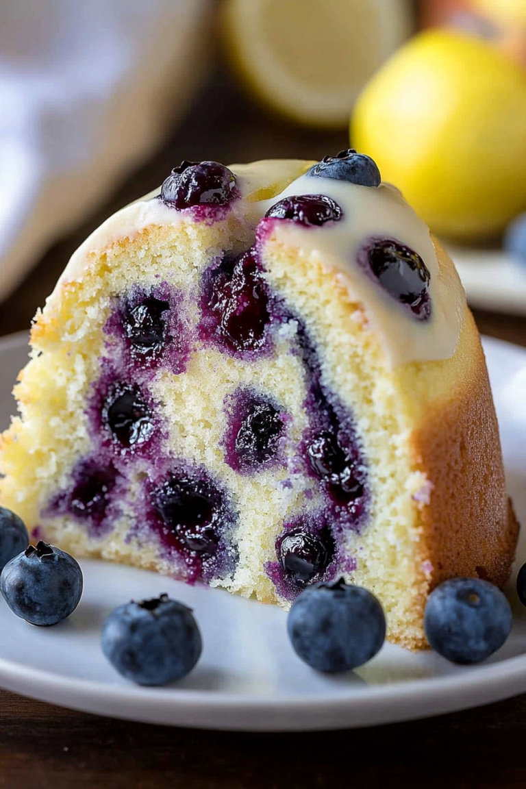 lemon blueberry cake