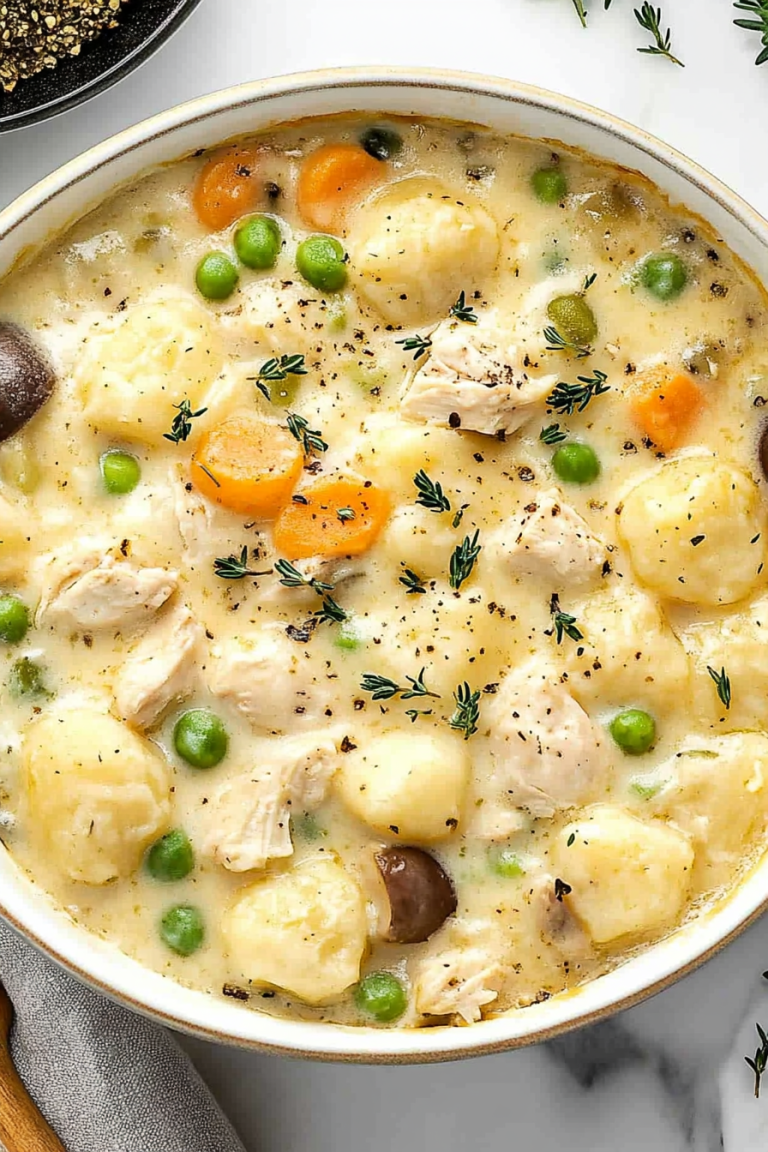 Chicken Gnocchi Pot Pie