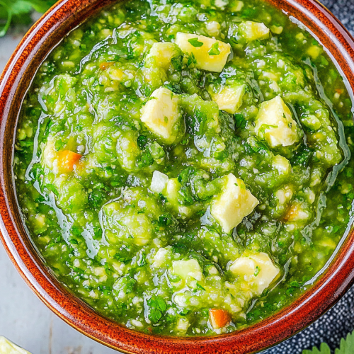 Tomatillo Avocado Salsa