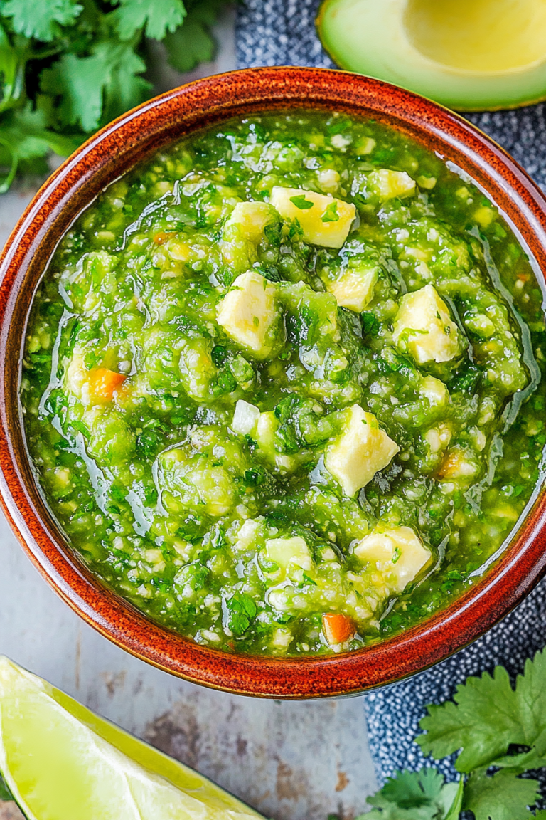 Tomatillo Avocado Salsa