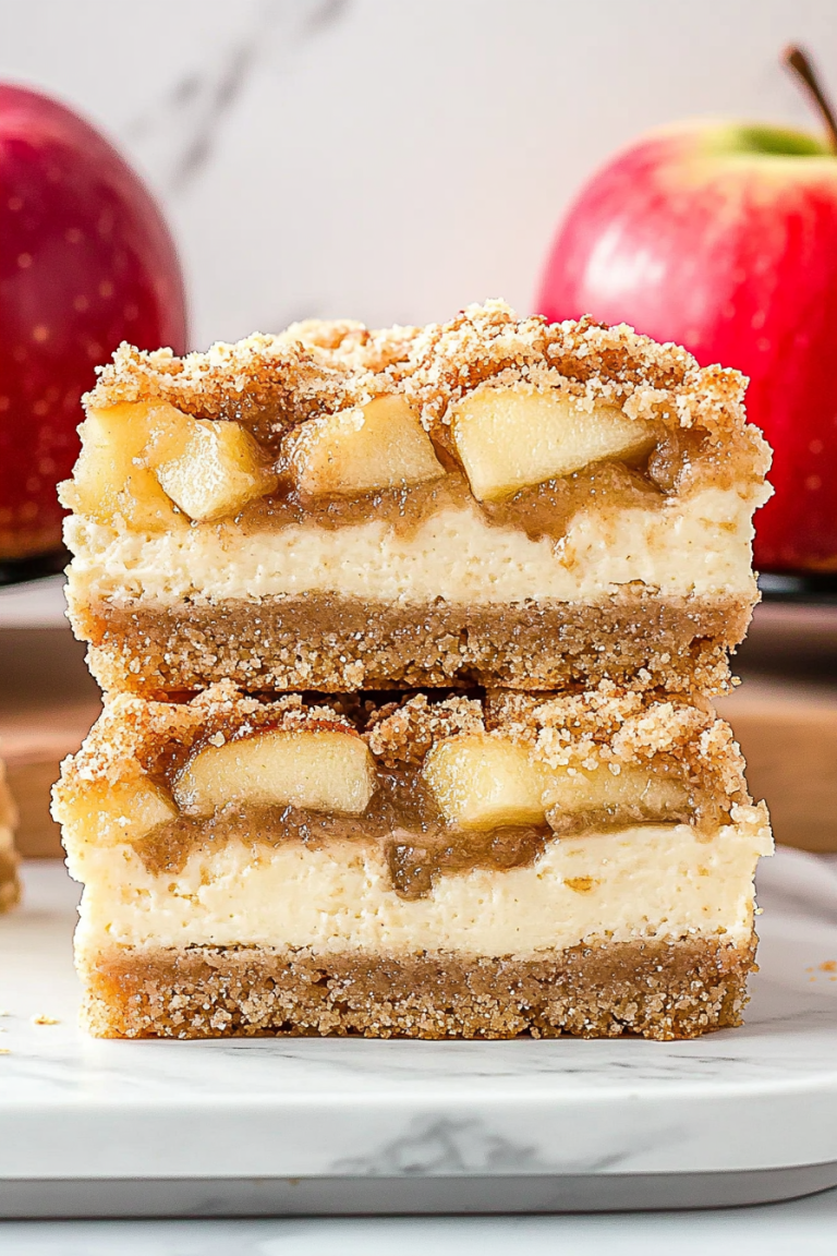 apple cheesecake bars