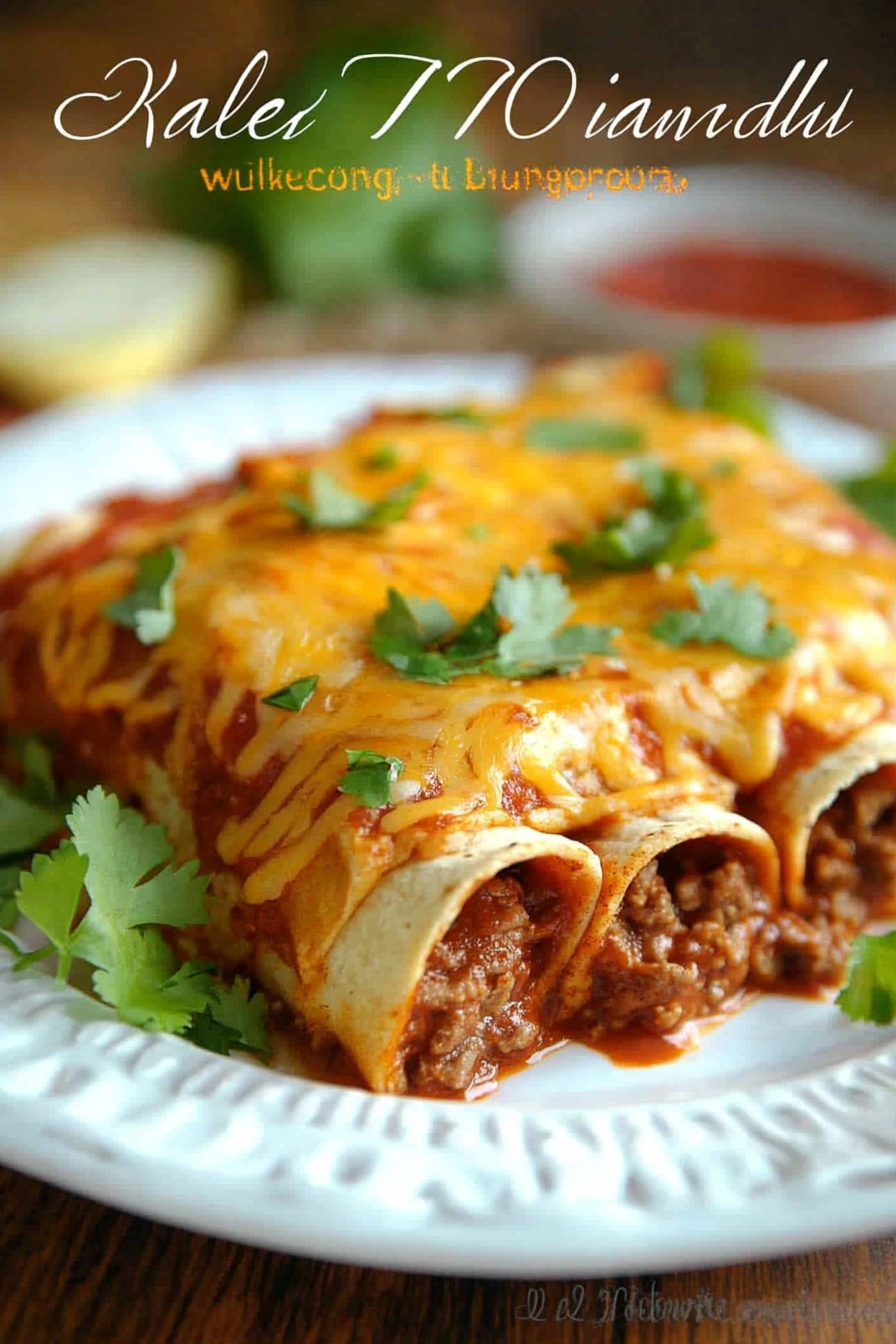 beef enchiladas