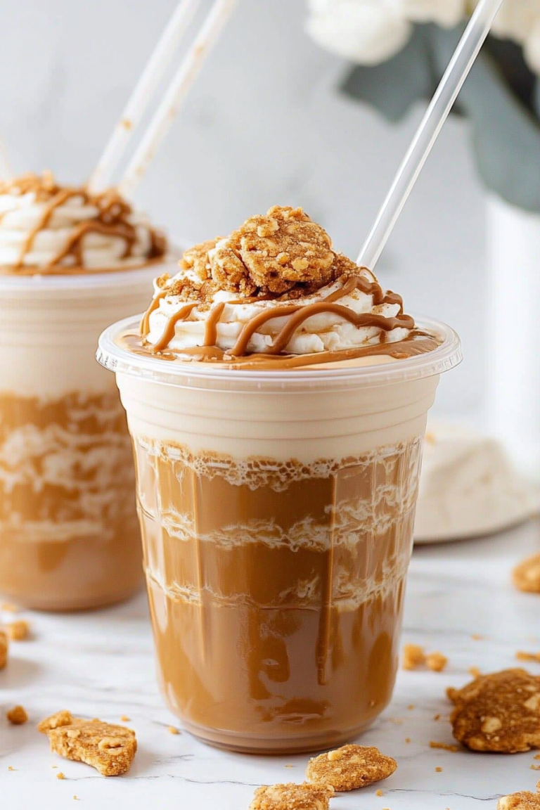 cookie butter latte