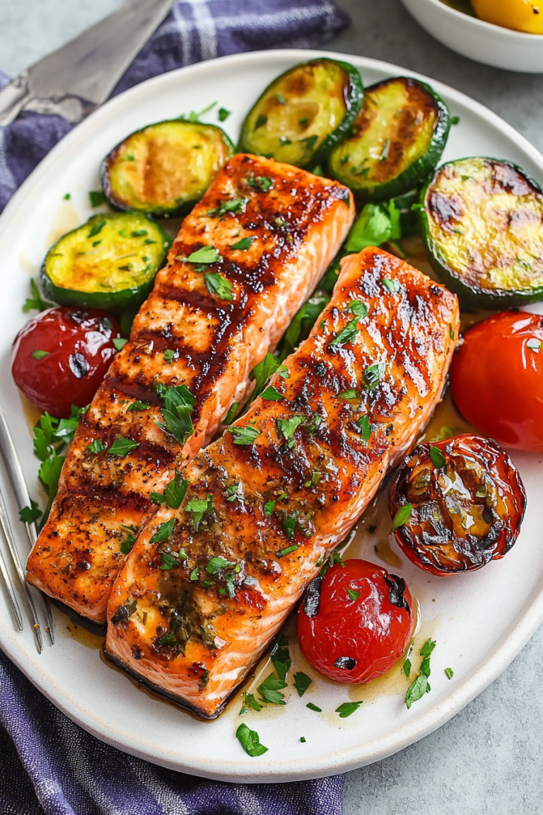 grilled salmon