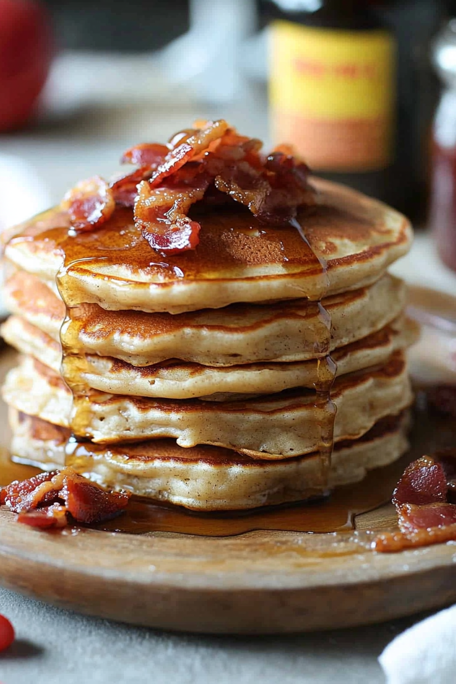 maple bacon pancakes